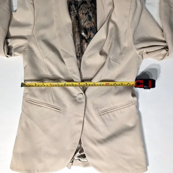 NWT Black Swan Daniella Blazer Jacket, Linen, size M - Picture 11 of 16